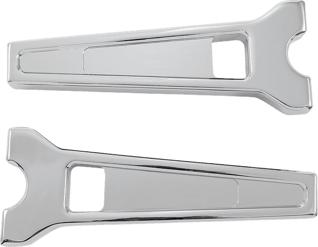 LA CHOPPERS 0602-1414 Performance Risers - Straight - 8" x 1-1/4" - Chrome — image 1 of 2