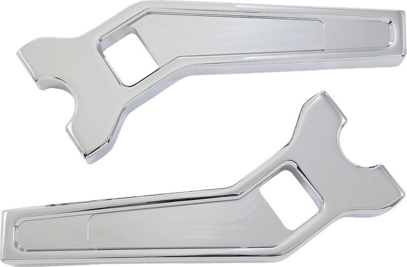 LA CHOPPERS 0602-1417 Performance Risers - Pullback - 8" x 1-1/4" - Chrome — image 1 of 2