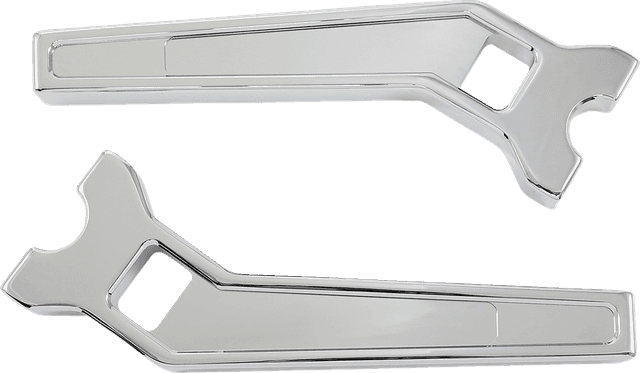 LA CHOPPERS 0602-1418 Performance Risers - Pullback - 10" x 1-1/4" - Chrome — image 1 of 2