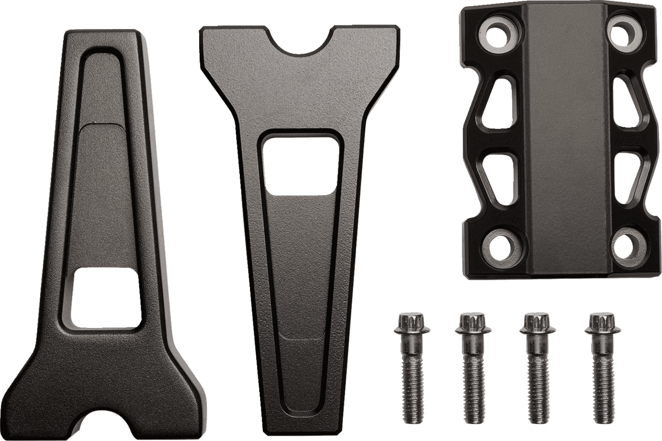LA CHOPPERS 0602-1437 Performance Risers - Straight - 6" - Bronze