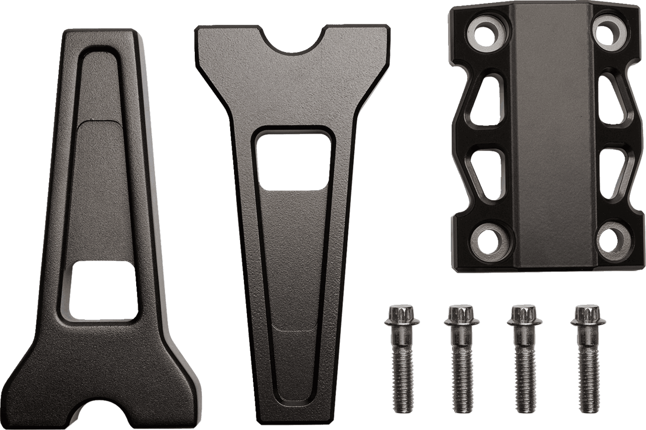 LA CHOPPERS 0602-1437 Performance Risers - Straight - 6" - Bronze