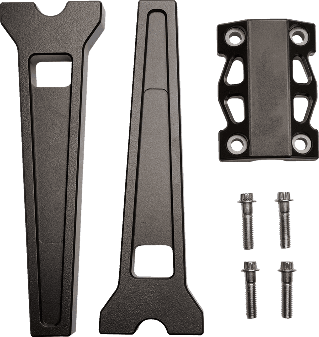 LA CHOPPERS 0602-1439 Performance Risers - Straight - 10" - Bronze