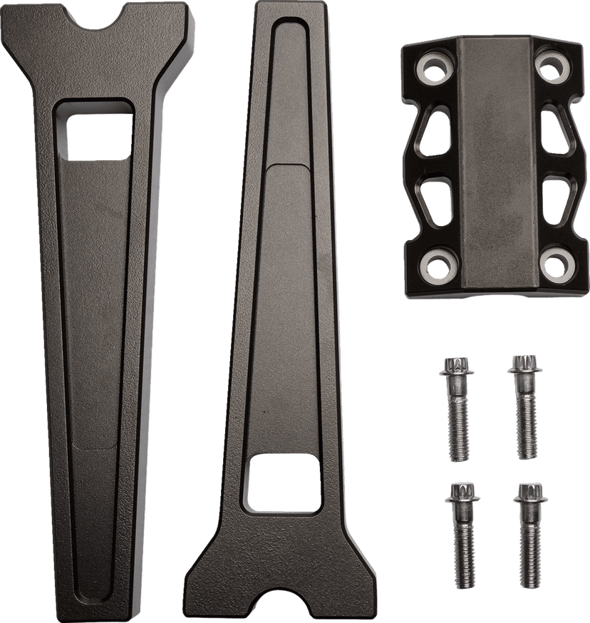 LA CHOPPERS 0602-1439 Performance Risers - Straight - 10" - Bronze