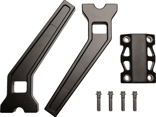 LA CHOPPERS 0602-1442 Performance Risers - Pullback - 10" - Bronze