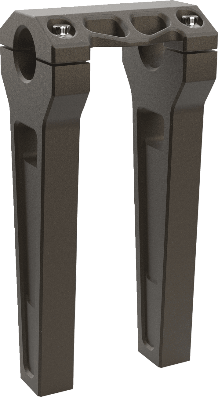 LA CHOPPERS 0602-1444 Performance Risers - Straight - 8" x 1-1/4" - Bronze — image 1 of 2