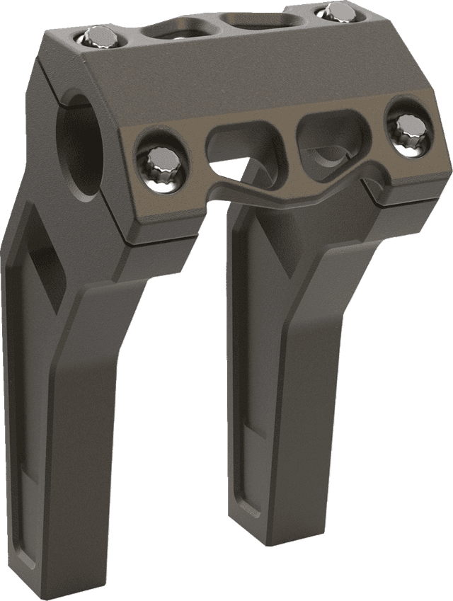 LA CHOPPERS 0602-1446 Performance Risers - Pullback - 6" x 1-1/4" - Bronze — image 1 of 2