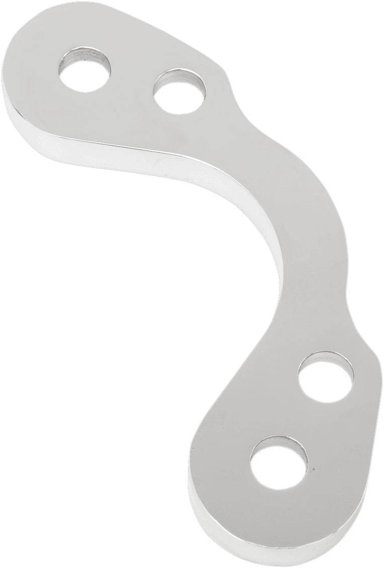 PAUGHCO 0603-0168 Chrome Steel T-Bar Handlebar Clamp - Springer