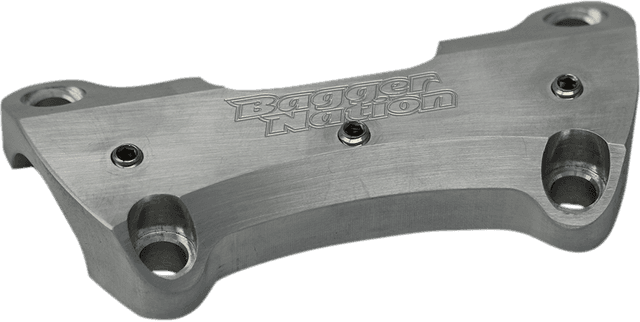 PAUL YAFFE BAGGER NATION 0603-0738 Bagger Nation "Super Clamp" One-Piece Handlebar Riser Clamp - 1-1/4"