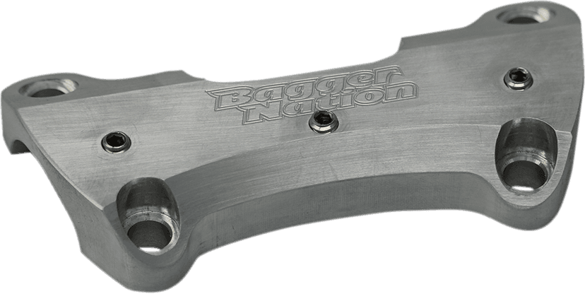 PAUL YAFFE BAGGER NATION 0603-0738 Bagger Nation "Super Clamp" One-Piece Handlebar Riser Clamp - 1-1/4"
