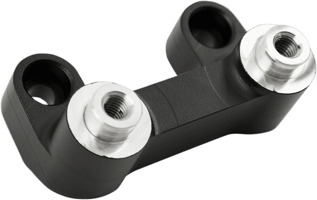 LA CHOPPERS 0603-0832 T-Bar Adapter for Road Glide Models - Black — image 2 of 3