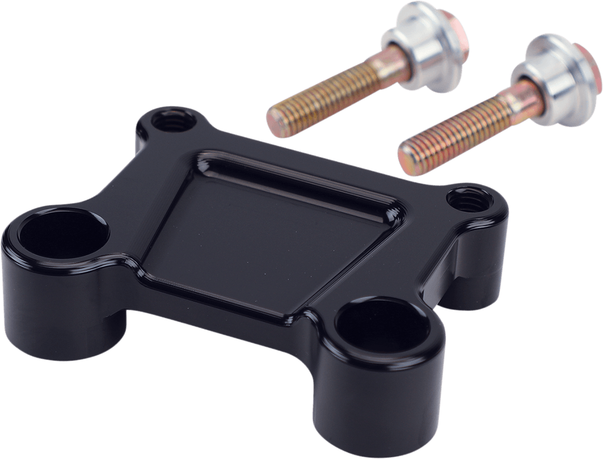 LA CHOPPERS 0603-1032 T-Bar Handlebar Adapter - FLH - Black