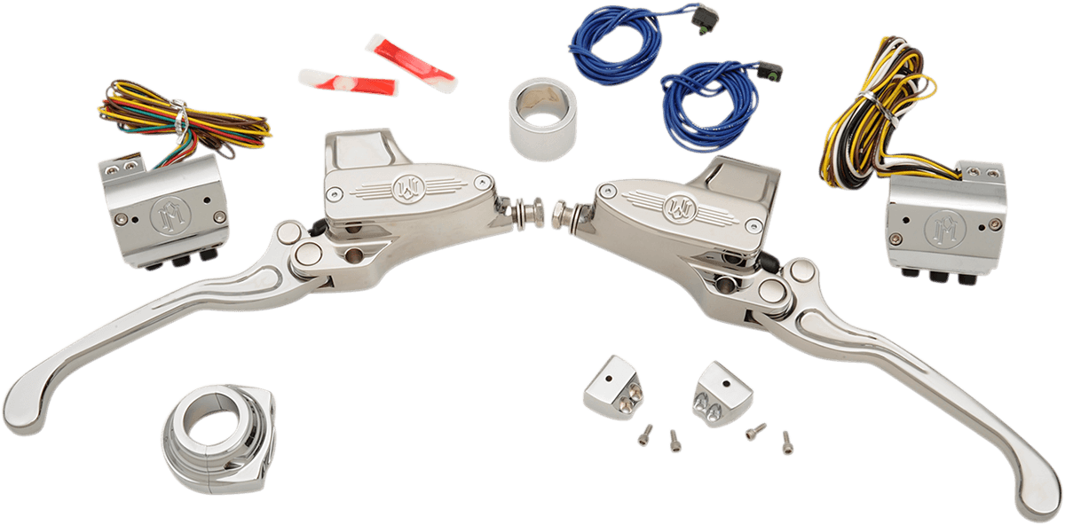 BARNETT 0610-1674 Handlebar Control Kit - Hydraulic - 9/16" Master Cylinder - Chrome