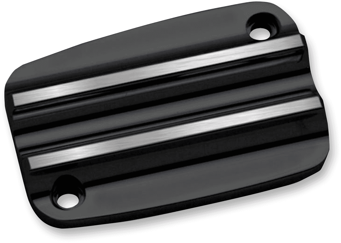 COVINGTONS 0610-1957 Master Cylinder Cover - Brake - Front - Finned - Black