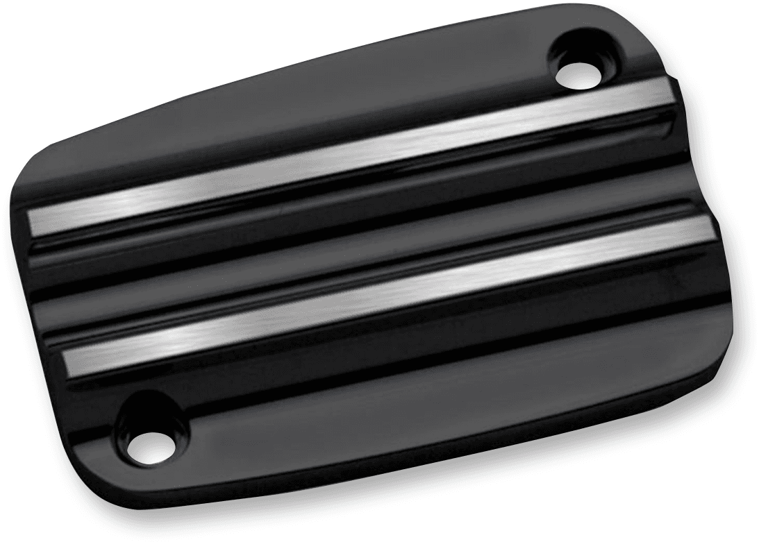 COVINGTONS 0610-1957 Master Cylinder Cover - Brake - Front - Finned - Black