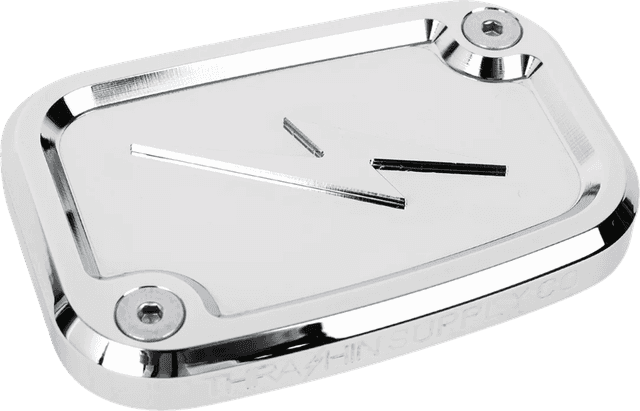 THRASHIN SUPPLY CO. 0610-2386 Master Cylinder Cover - Brake - Front - Chrome — image 1 of 3