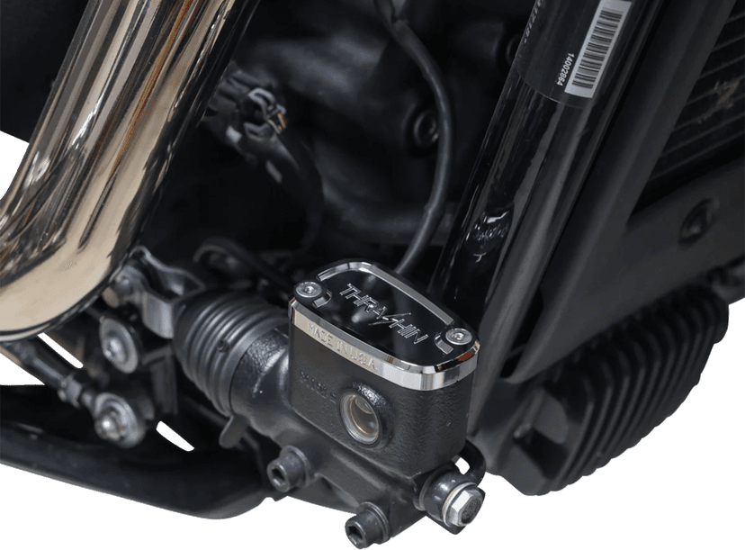 THRASHIN SUPPLY CO. 0610-2388 Brake Reservoir Cap - Rear - Chrome - '18+ Softail — image 5 of 5
