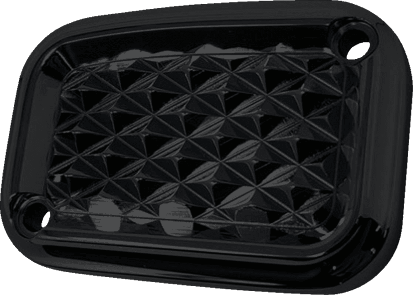COVINGTONS 0611-0203 Master Cylinder Cover - Brake - Front - Diamondback - Black