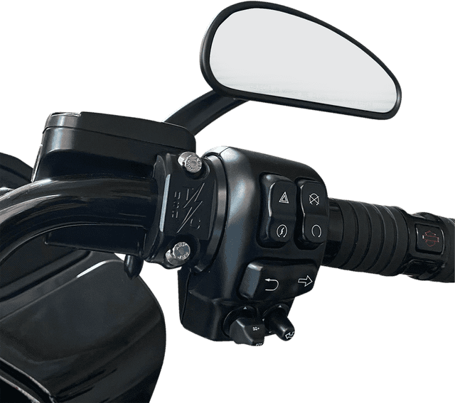 THRASHIN SUPPLY CO. 0615-0325 Brake/Clutch Perch Clamps - Black — image 2 of 2