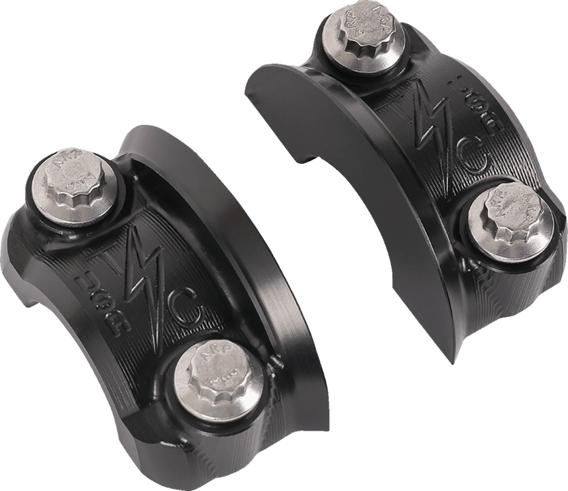 THRASHIN SUPPLY CO. 0615-0396 Speedway Perch Clamp - Black — image 3 of 4