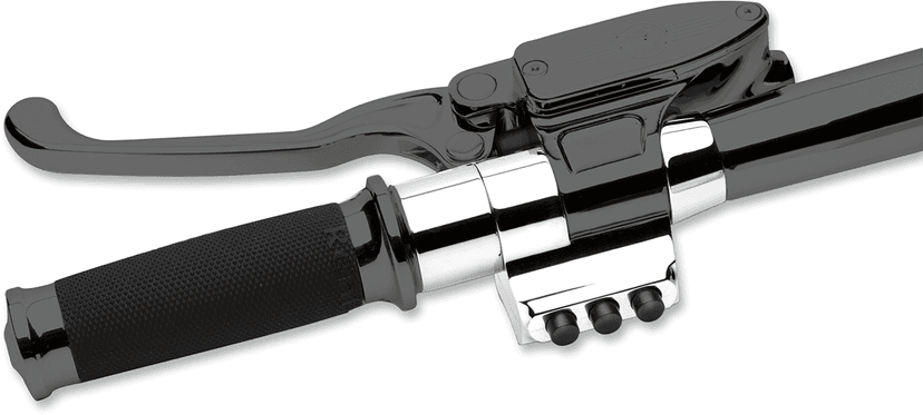 BARNETT 0616-0102 Contour Handlebar Control Spacer - Left - Cable Clutch - 1" Handlebars - Chrome — image 2 of 2