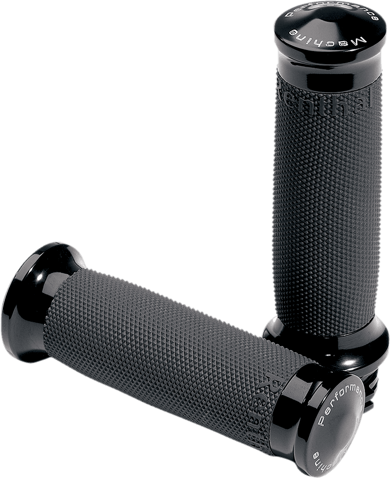 PERFORMANCE MACHINE (PM) 0630-0375 Contour Renthal Wrapped Grips - Black