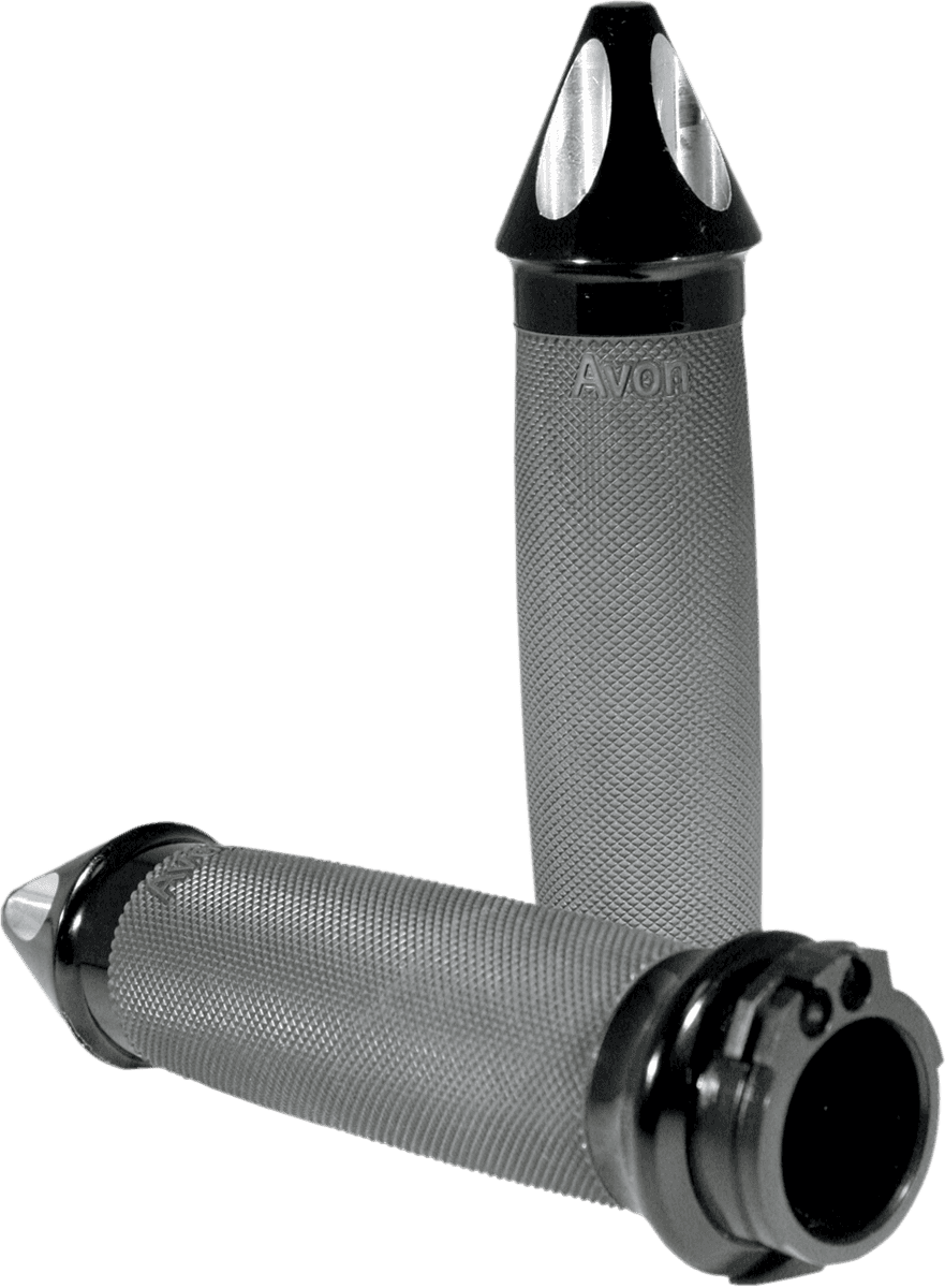 AVON GRIPS 0630-0534 Custom Spike End Grips - Black