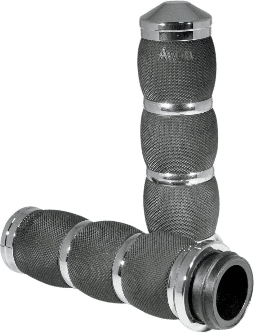 AVON GRIPS 0630-0540 3-Ring Air Cushioned Grips - TBW - Chrome