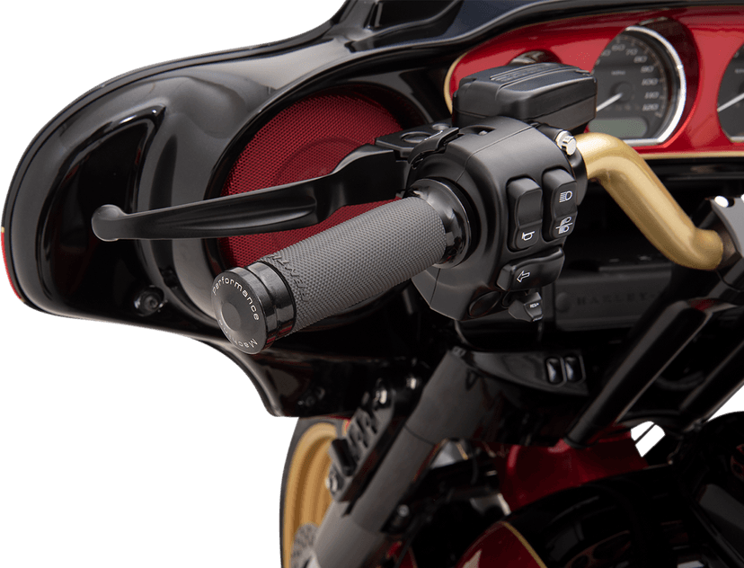 BARNETT 0630-0543 Contour Renthal Wrapped Grips - TBW - Black — image 2 of 4