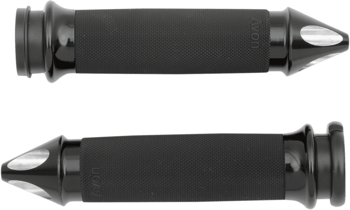 AVON GRIPS 0630-0679 Custom Spike End Grips - TBW - Black