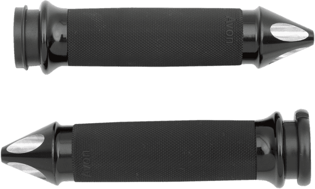 AVON GRIPS 0630-0679 Custom Spike End Grips - TBW - Black
