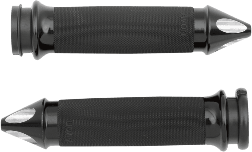 AVON GRIPS 0630-0679 Custom Spike End Grips - TBW - Black