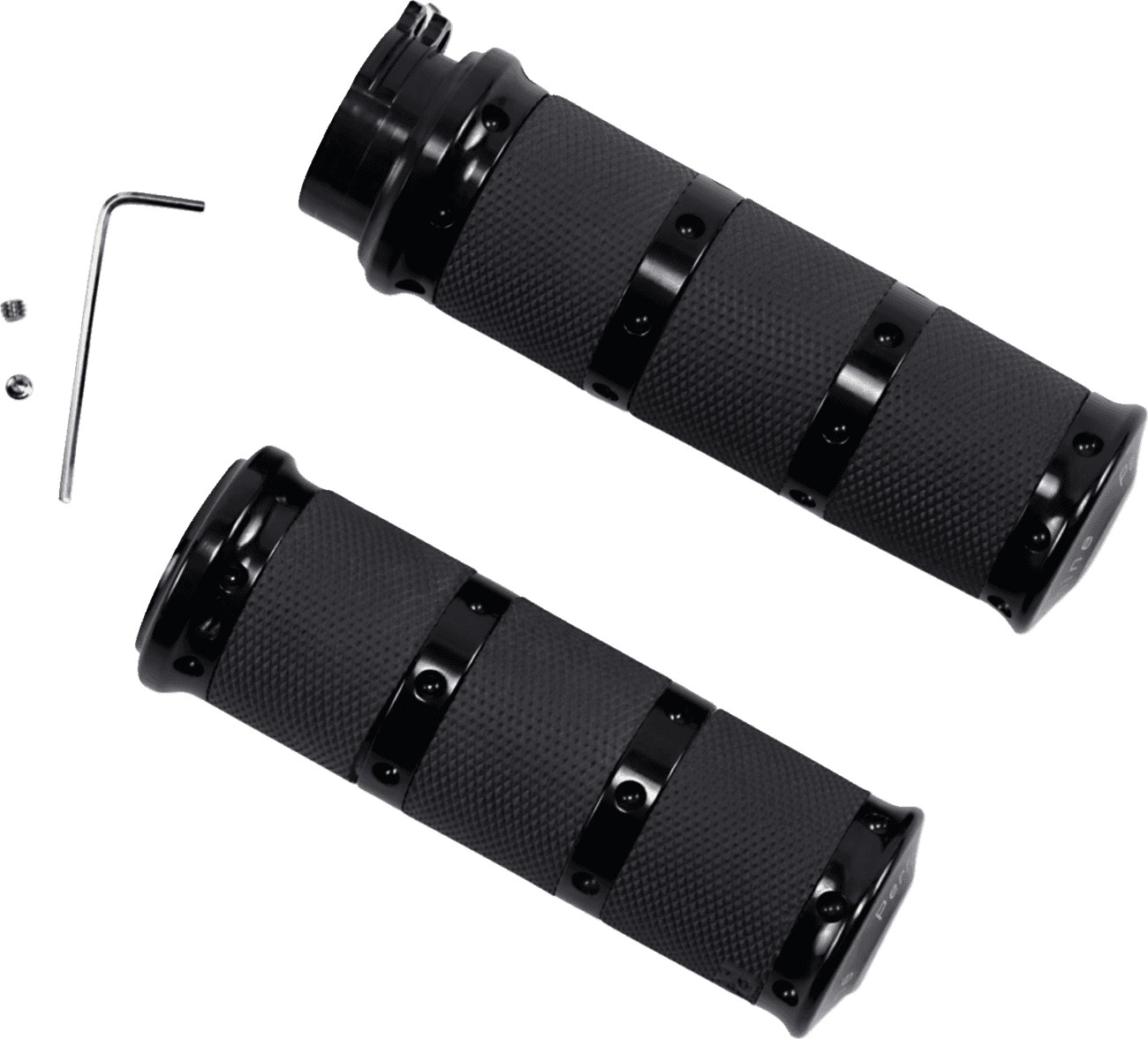 PERFORMANCE MACHINE (PM) 0630-0797 Contour XL Renthal Wrapped Grips - Cable - Black
