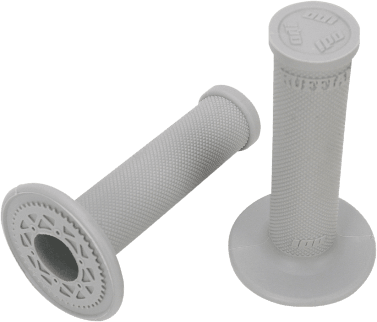 ODI 0630-0867 Ruffian MX Single-Ply Grips - No Waffle - Gray