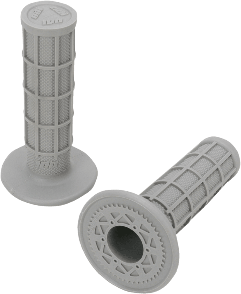 ODI 0630-0877 Ruffian MX Full Waffle Single-Ply Grips - Gray