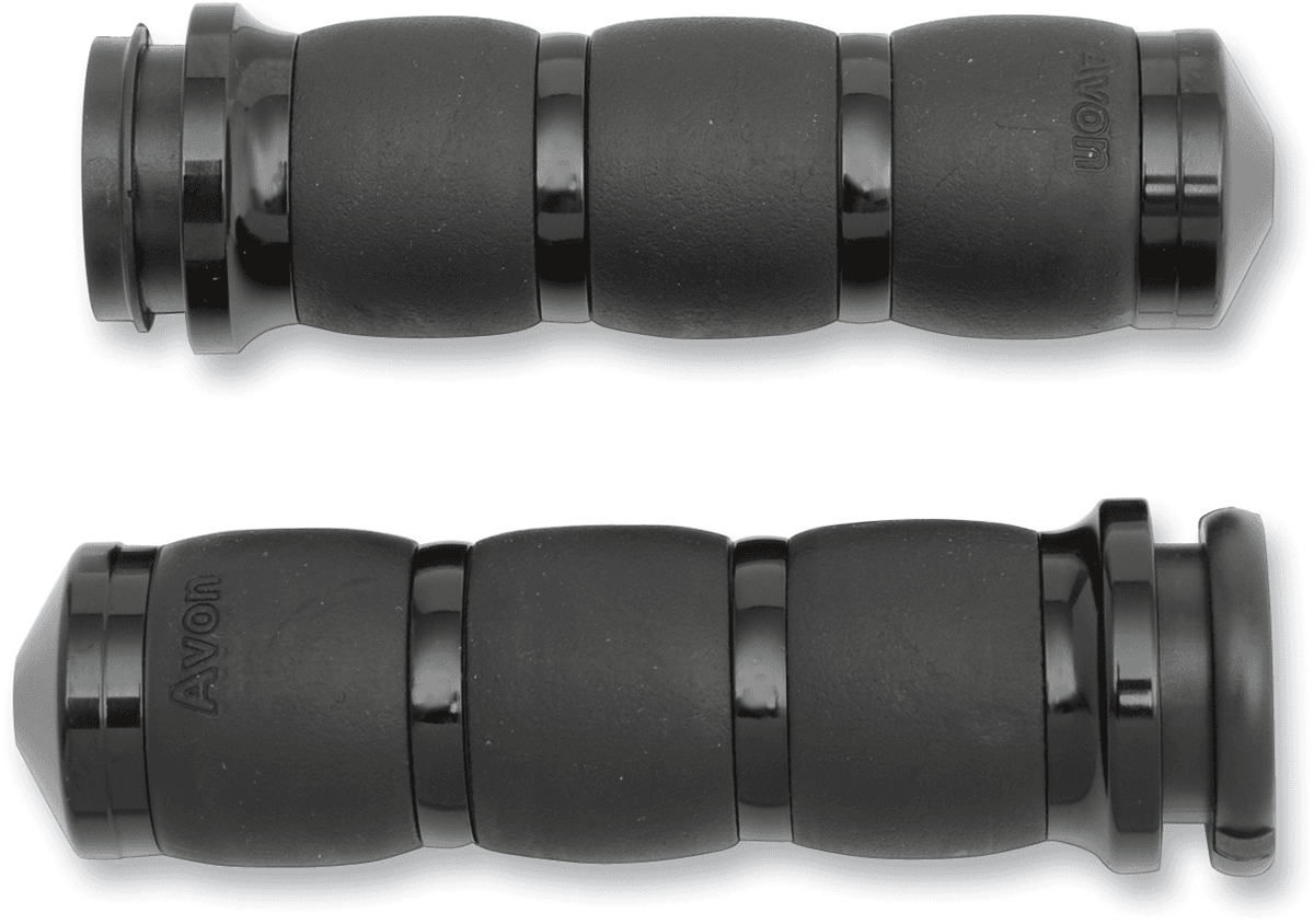 AVON GRIPS 0630-0972 3-Ring Velvet Air Grips - TBW - Black