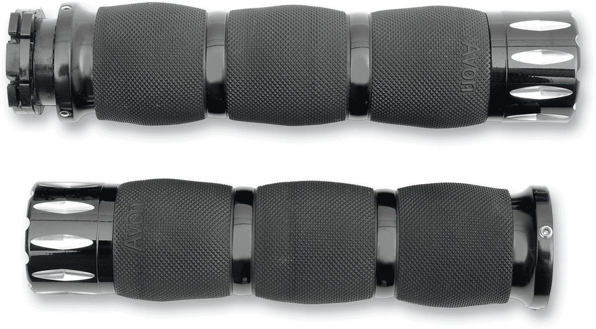 AVON GRIPS 0630-1169 Rival Air Cushioned Grips - Metric - Black