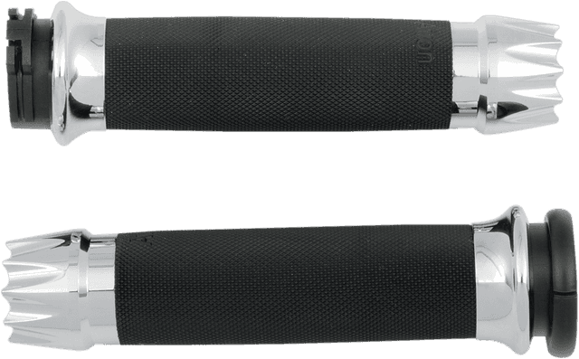 AVON GRIPS 0630-1170 Excalibur Custom Grips - Chrome