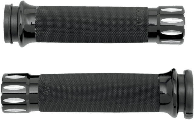 AVON GRIPS 0630-1181 Rival Custom Grips - TBW - Black