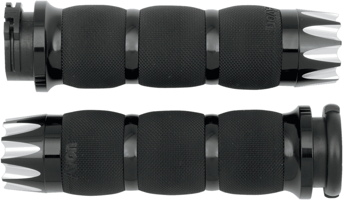 AVON GRIPS 0630-1184 Excalibur Air Cushioned Grips - Black