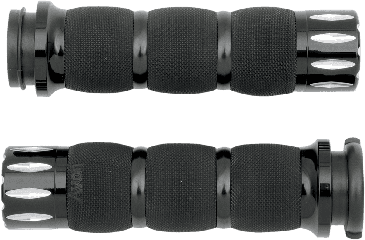 AVON GRIPS 0630-1193 Rival Air Cushioned Grips - TBW - Black