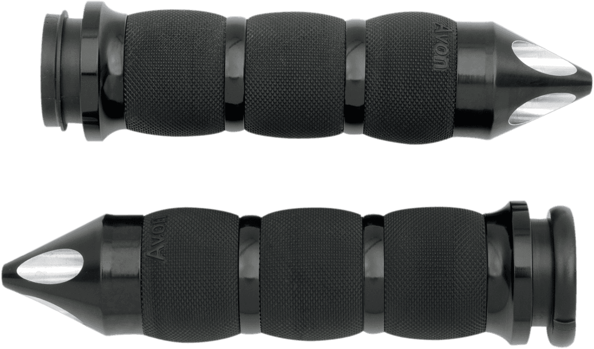 AVON GRIPS 0630-1227 Spike Air Cushioned Grips - TBW - Black