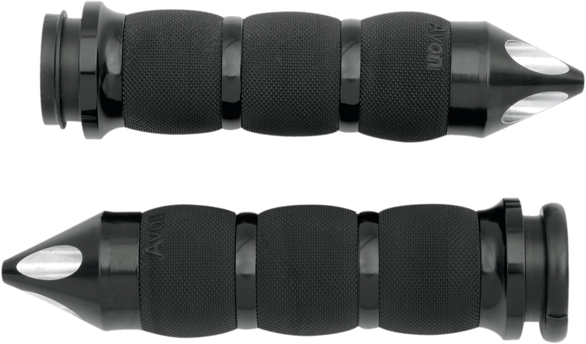 AVON GRIPS 0630-1227 Spike Air Cushioned Grips - TBW - Black