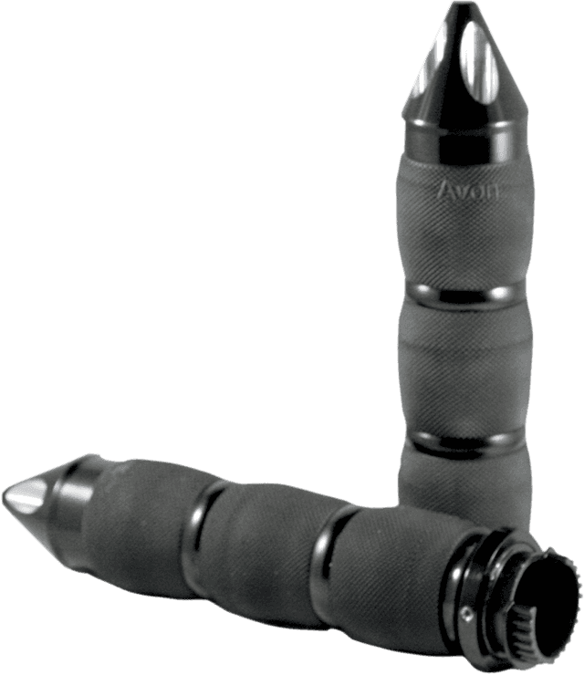 AVON GRIPS 0630-1231 Spike Air Cushioned Grips - Touring - Black