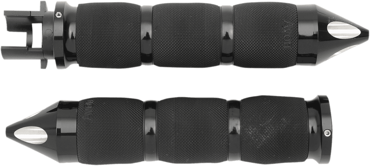 AVON GRIPS 0630-1504 Spike Air Cushioned Grips - Indian - Black