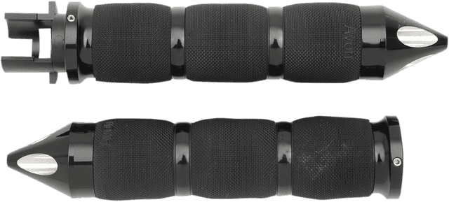 AVON GRIPS 0630-1504 Spike Air Cushioned Grips - Indian - Black