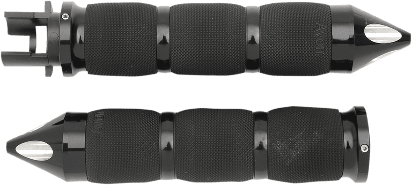 AVON GRIPS 0630-1504 Spike Air Cushioned Grips - Indian - Black