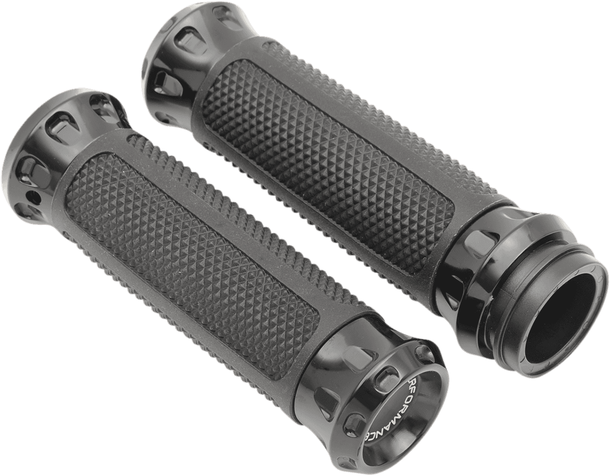 PERFORMANCE MACHINE (PM) 0630-1667 Overdrive Custom Grips - TBW - Black