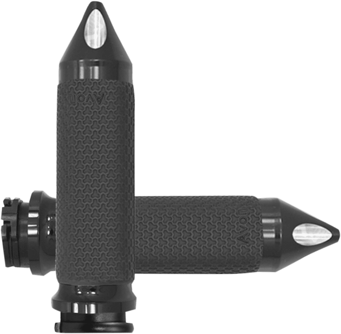 AVON GRIPS 0630-1895 Vibration Dampening Memory Foam Grips - Medium - Spike - Black