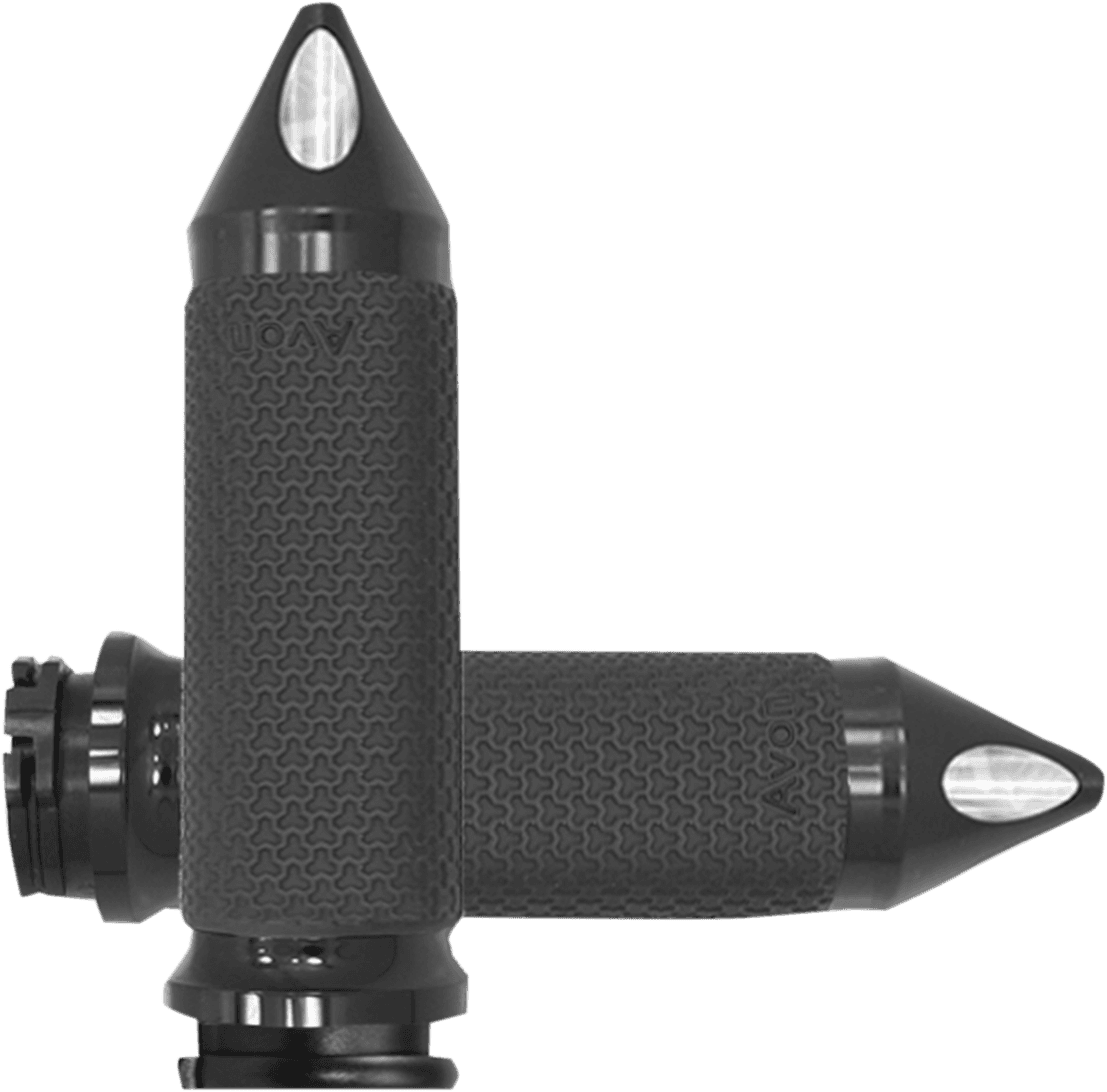 AVON GRIPS 0630-1899 Vibration Dampening Memory Foam Grips - Large - Spike - Black