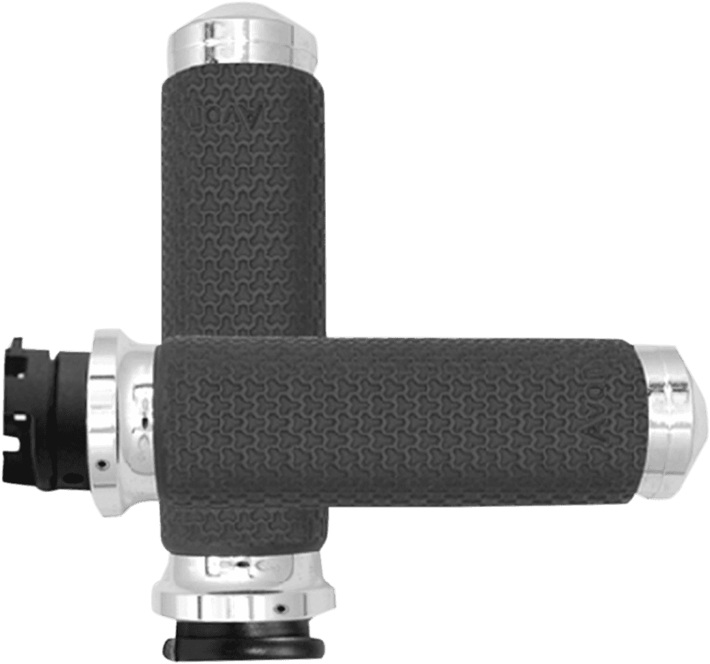 AVON GRIPS 0630-1905 Memory Foam Grips - Medium - Scout - Chrome